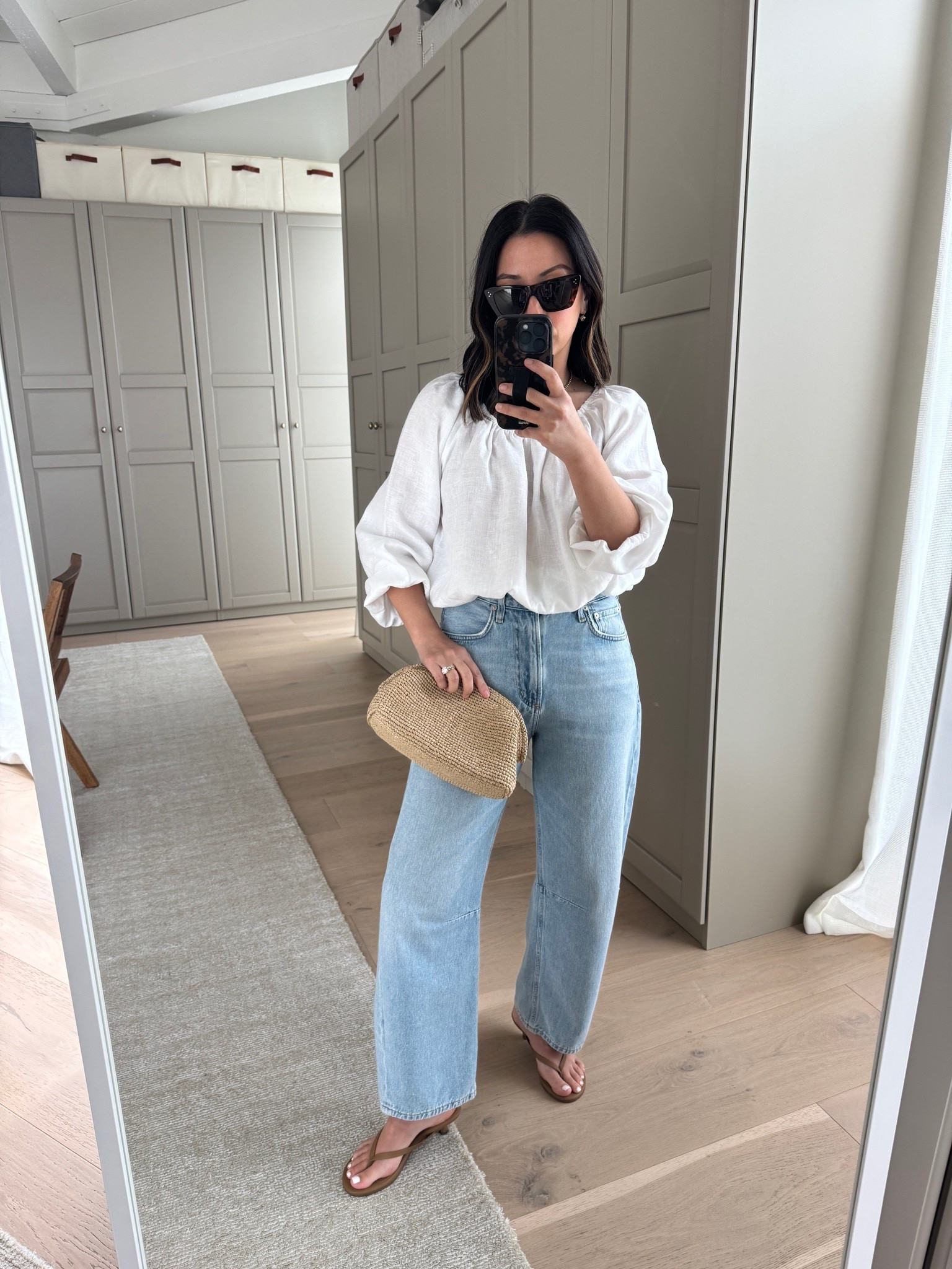 Dressing up my favorite petite barrels. 

Aritzia top xs
Citizens of humanity Miro jeans petite 25 - size down. 
Tkees sandals 5
J.crew clutch
Dorsey James necklace 15”
Electric Picks earrings 
Celine sunglasses

petite style, mom outfits, mom style, summer outfits, summer style

#LTKootd #LTKmomlife #LTKPetite