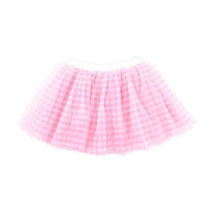 Pink Gingham Tutu Skirt | Classic Whimsy