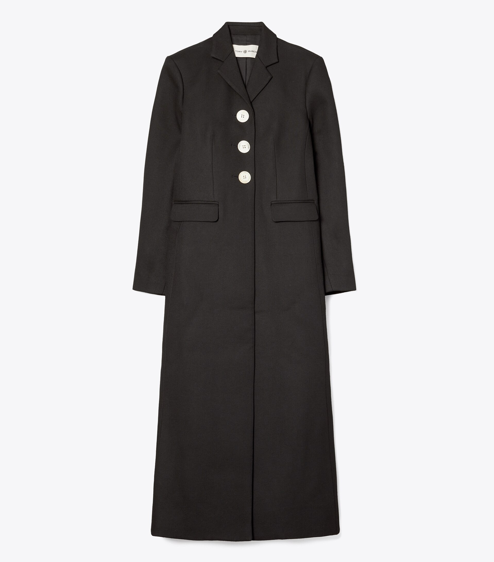 Twill Crepe Long Coat | Tory Burch (US)
