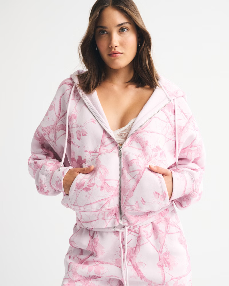 Women's Sunday Hooded Full-Zip | Women's 20-50% Off All Sweatshirts & Sweatpants | Abercrombie.co... | Abercrombie & Fitch (US)