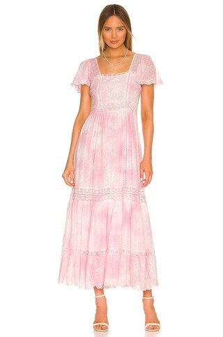 LoveShackFancy Norma Dress in Island Pink Hand Dye from Revolve.com | Revolve Clothing (Global)