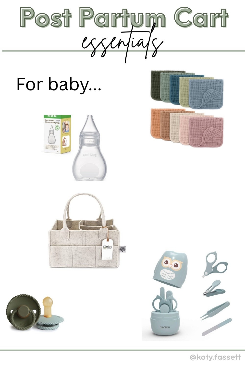 My essentials for baby!! 