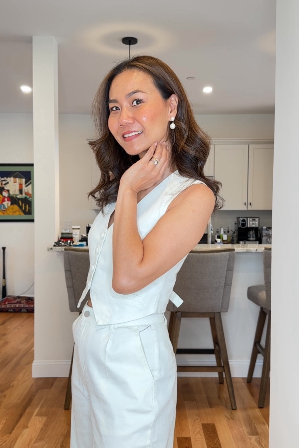 All white!  @walmartfashion. #walmartpartner #walmartfashion 

#LTKover40 #LTKstyletip #LTKfindsunder50