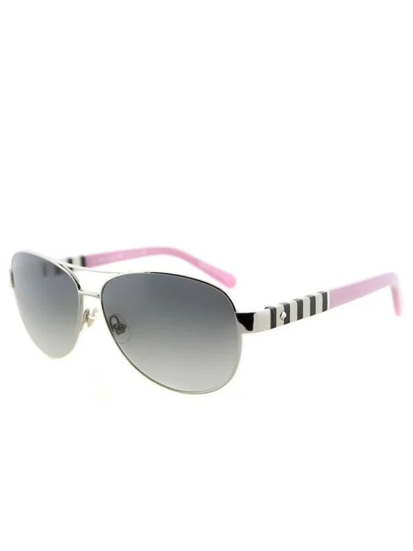 Kate Spade Dalia Aviator Metal Sunglasses With Grey Gradient Lens - Pink | Verishop