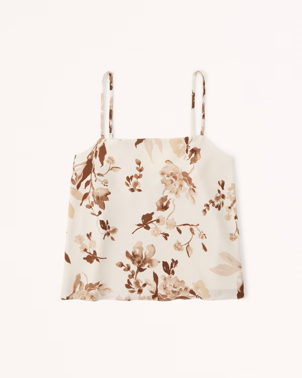 High-Neck Cami Set Top | Abercrombie & Fitch (US)