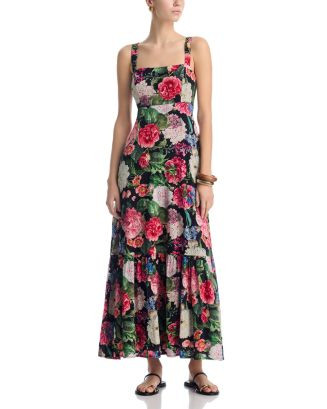 AQUA Floral Maxi Dress - Exclusive | Bloomingdale's Women | Bloomingdale's (AU)