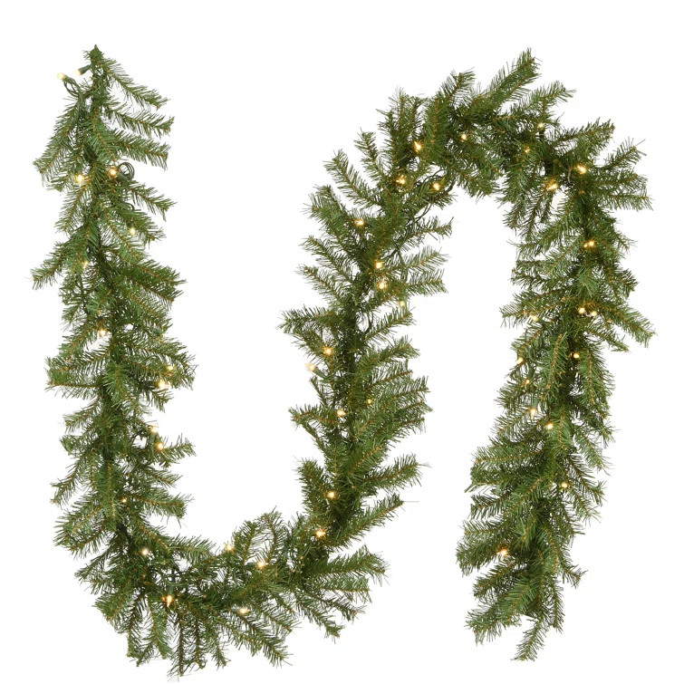 Wayfair Basics Fir Pre-Lit Garland | Wayfair Professional