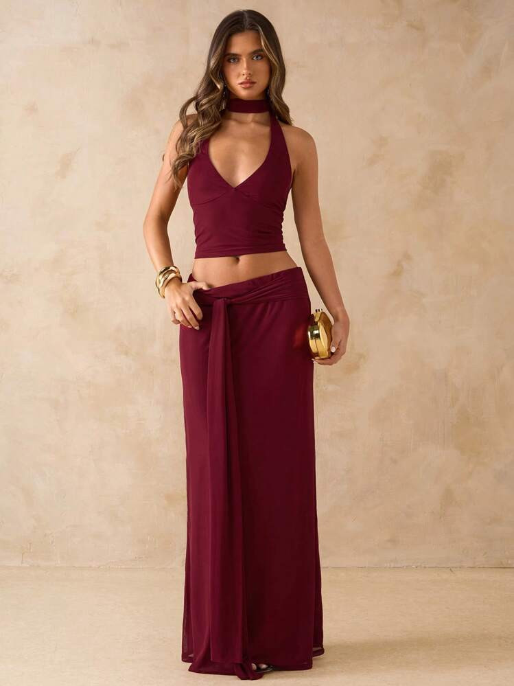 SHEIN BAE Women Two Pieces Outfits For Daily Wear,Valentine's Day,Valentine Outfits For Women | SHEIN