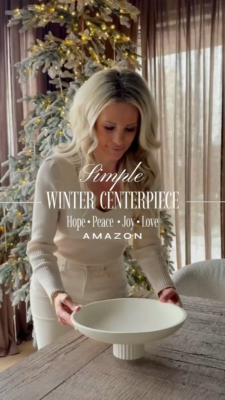 🕯️DID YOU KNOW🕯️….
⁣
That the traditional 4 Candle Footed Bowl Centerpiece symbolizes the Advent Wreath. Each candle represents one of the four Sundays leading up to Christmas, and they each have their own significance: Hope, Peace, Joy, Love. ⁣
⁣
The circular pattern symbolizes eternity, and arrangement also signifies a message of warmth, reflection, and renewal. ⁣

I cut apart a faux garland mixed with faux picks to create this look, but you can also use fresh florals.
⁣
#Amazon #diy #amazondecor #holidaydecor

#LTKHoliday #LTKHome #LTKWatchNow