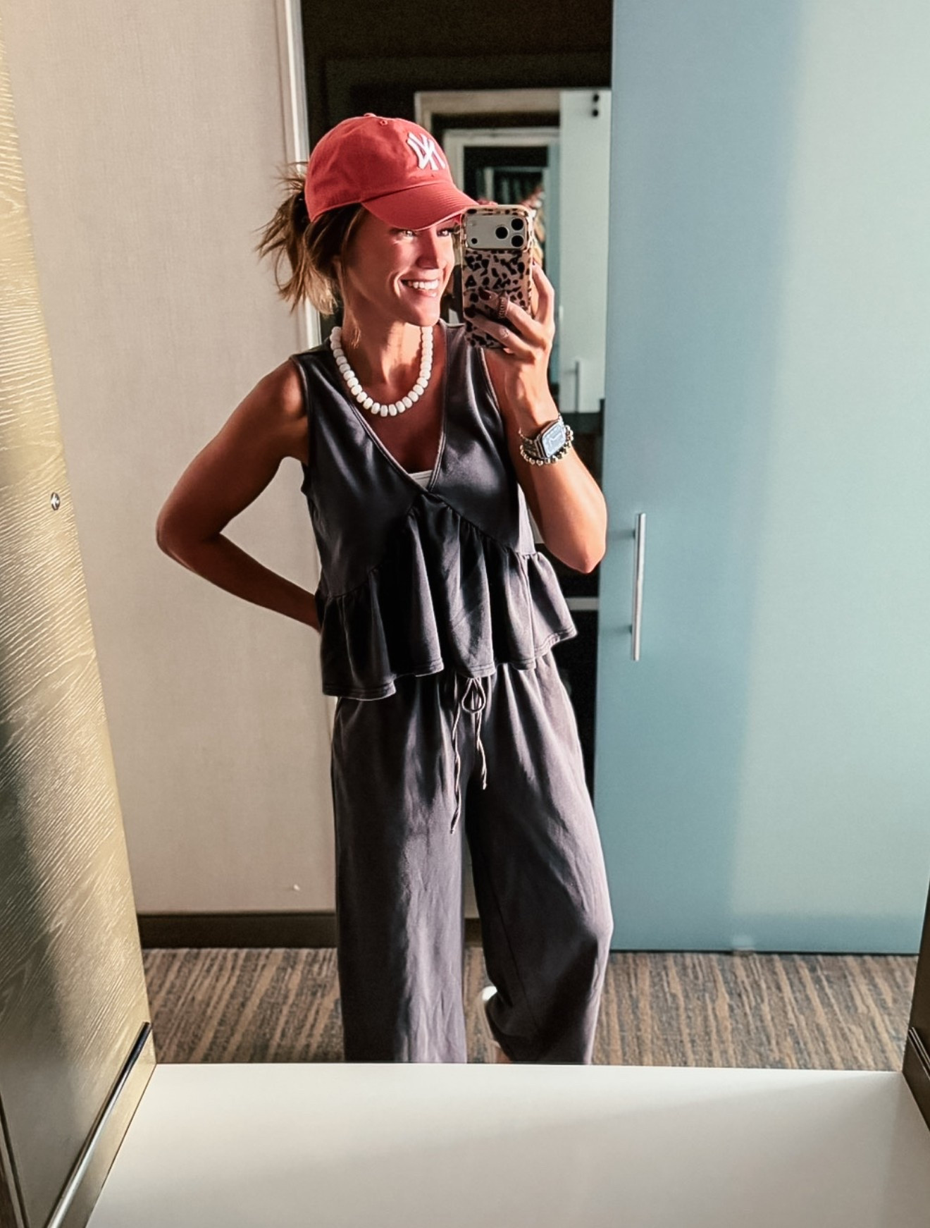 Cleveland it’s been fun, but time to head home. 
This 2 piece set for the road trip home. Wearing medium.

#LTKOver40 #LTKSeasonal #LTKootd
