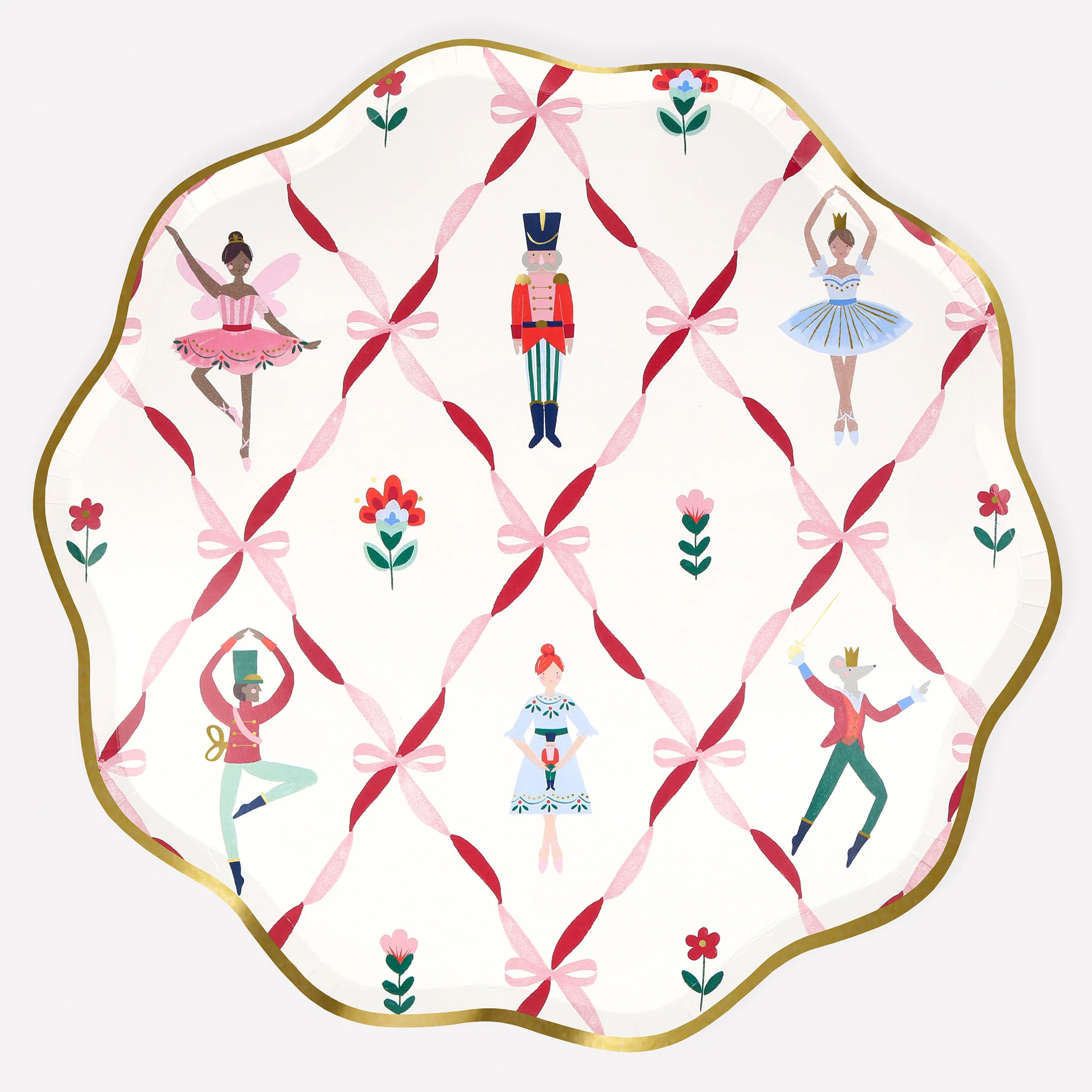 Nutcracker Paper Plates | Meri Meri