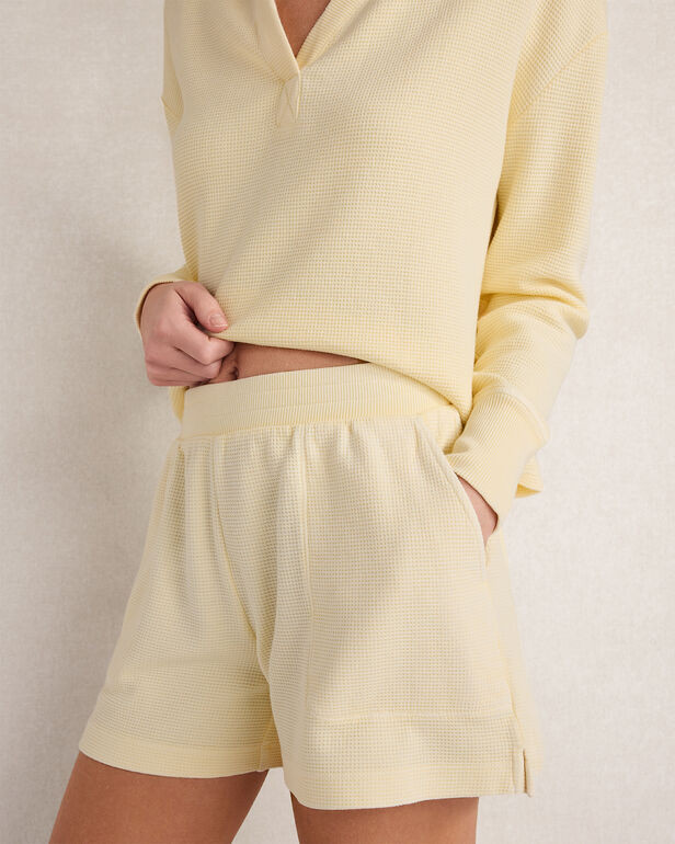 Organic Cotton Waffle Shorts | Haven Well Within