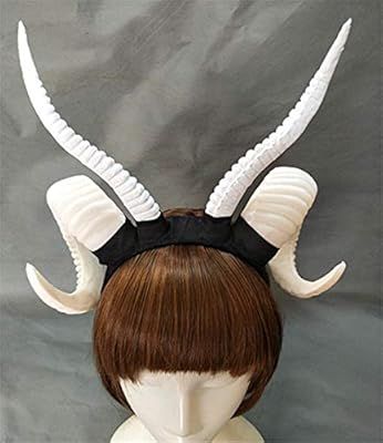 Gothic Antler Sheep Horn Hoop Headband Forest Animal Photography Manual Cosplay Headpieces Party ... | Amazon (US)
