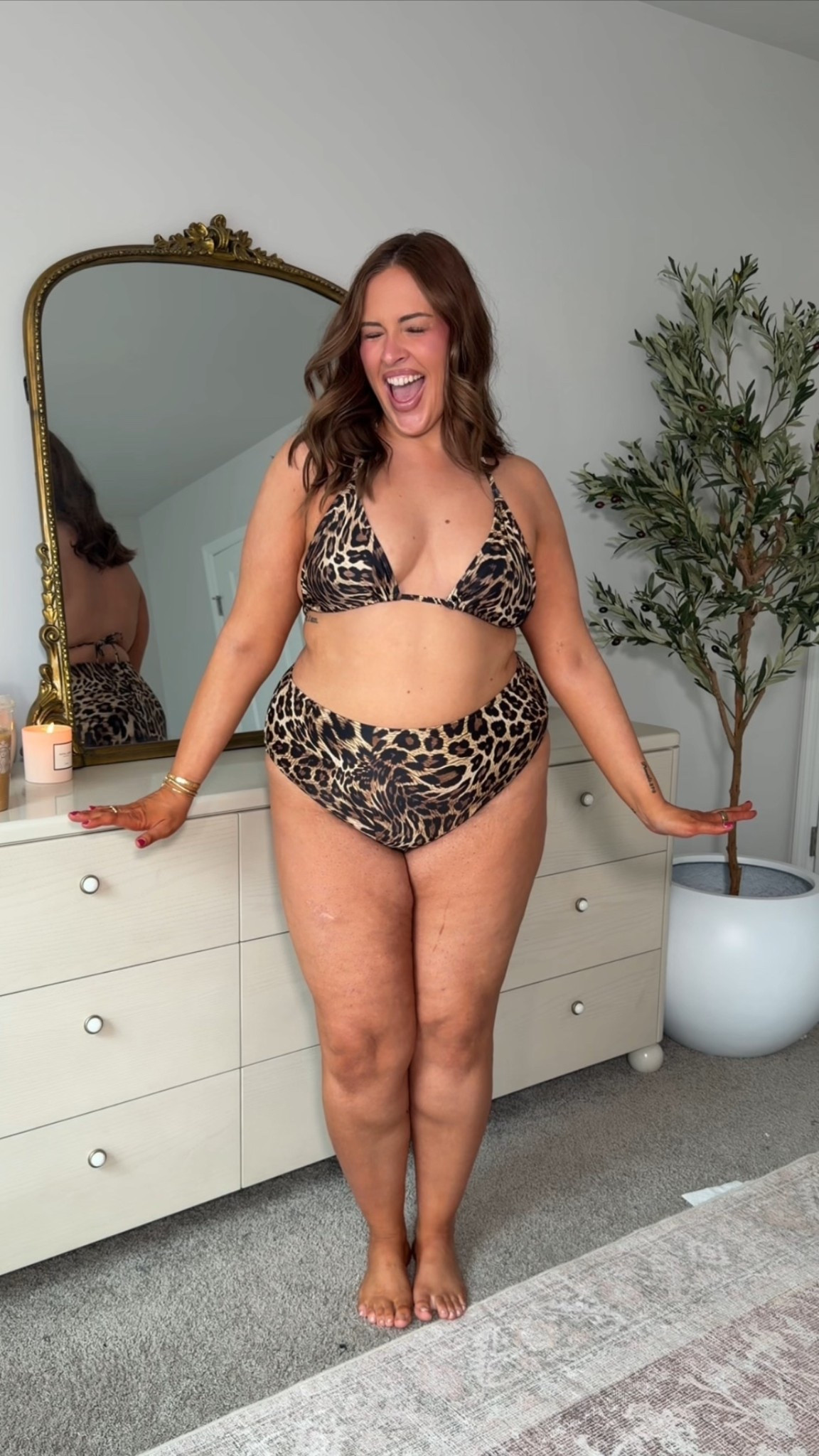 Wearing a 14 top 16 bottom 

#LTKMidsize #LTKSwim