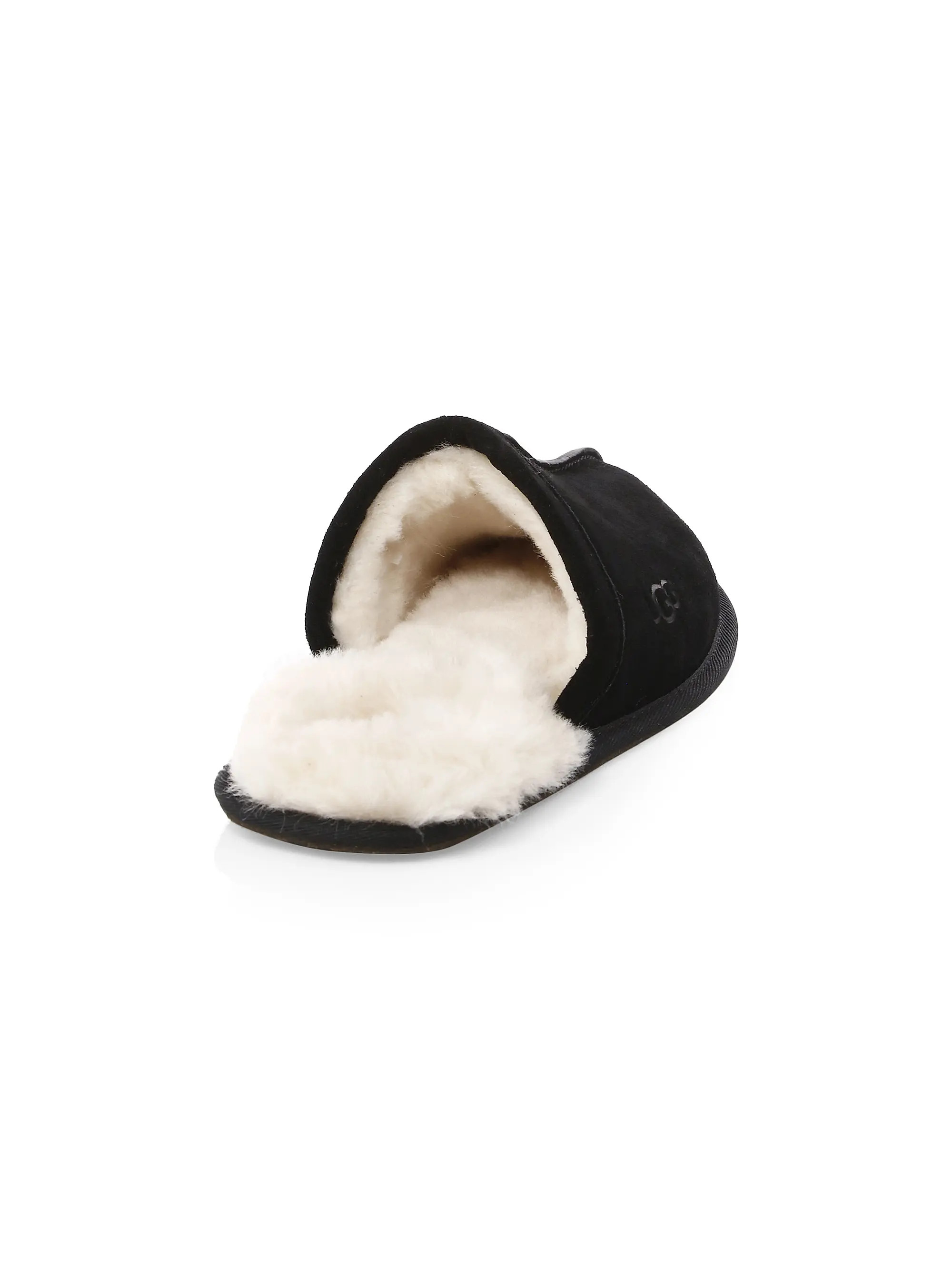 Scuff Shearling-Lined Mule Slippers | Saks Fifth Avenue