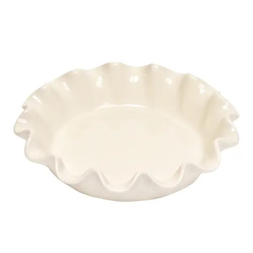 Emile Henry HR Ceramic 10-inch Ruffled Pie Dish in Clay at Nordstrom | Nordstrom