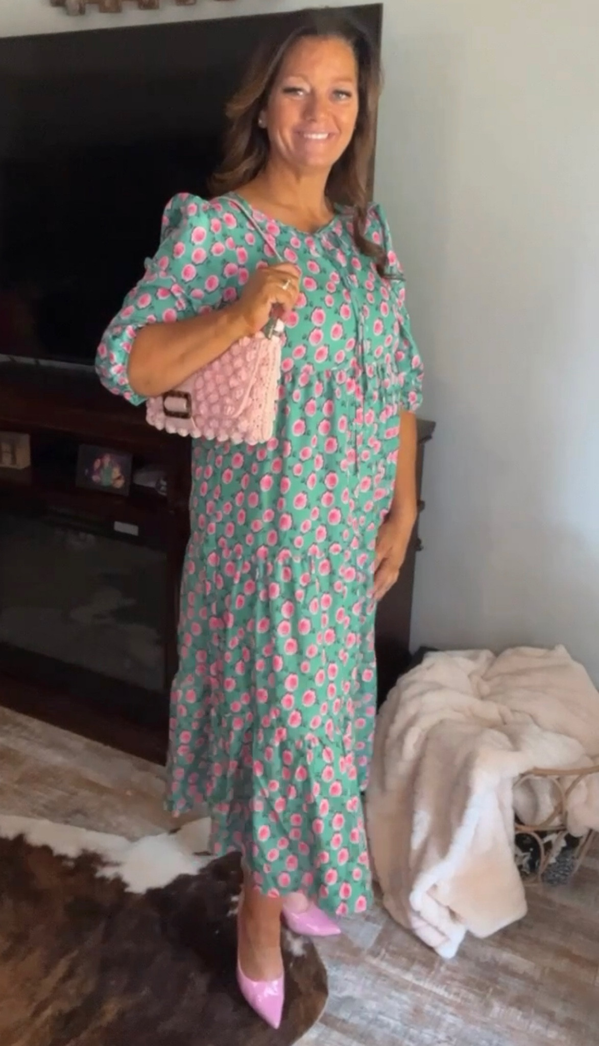 This @walmart dress is so pretty and perfect to bring in all those spring and summer effect. I love the colors. I’m wearing a medium #springoutfit 

#LTKSpringSale #LTKSeasonal #LTKstyletip