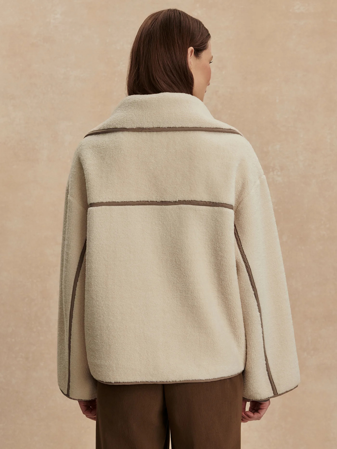 Romane Boxy Sherpa Jacket | Varley US