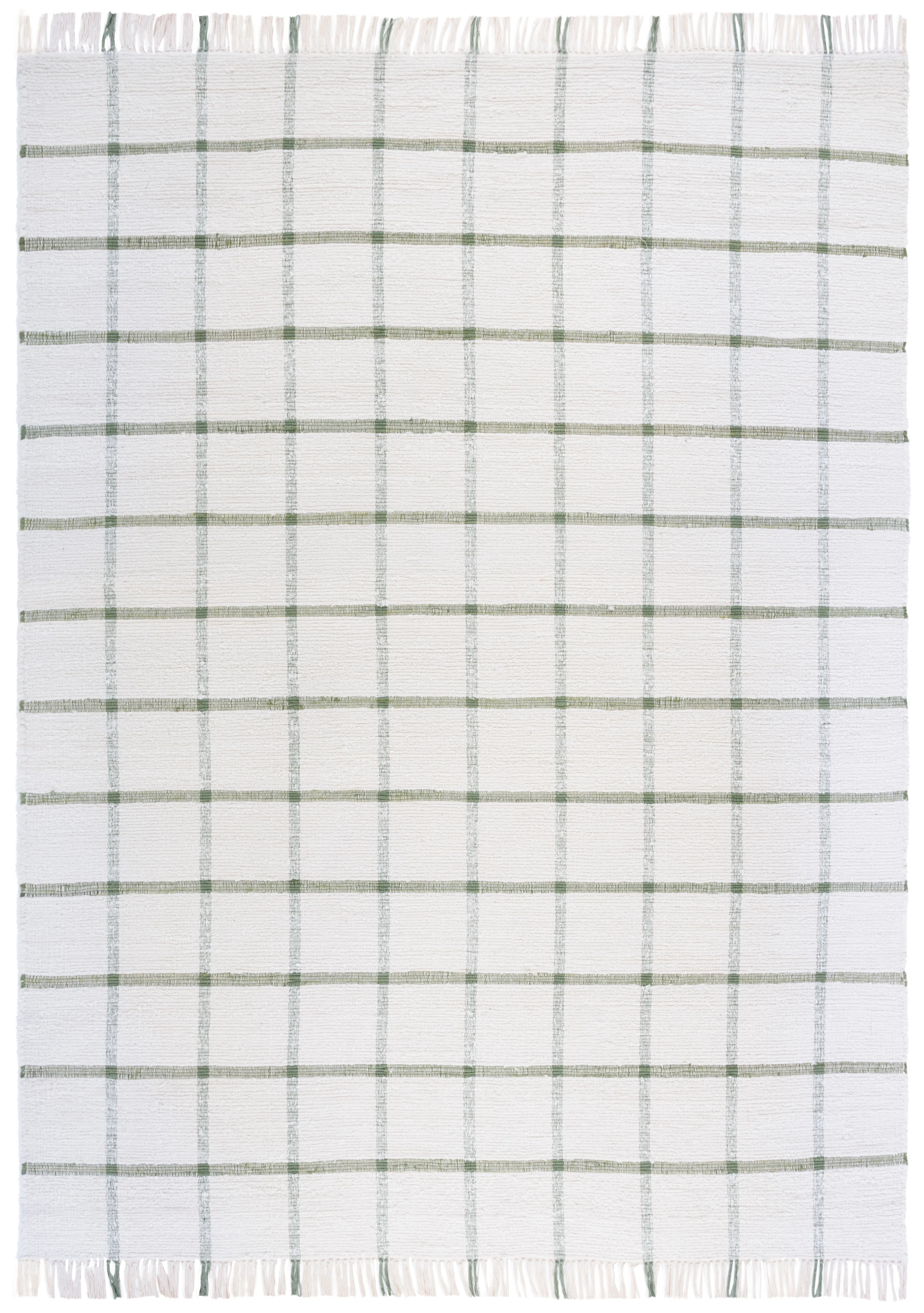 Gracie Oaks Nuriye Handwoven Recycled Cotton Plaid Rug | Wayfair | Wayfair North America