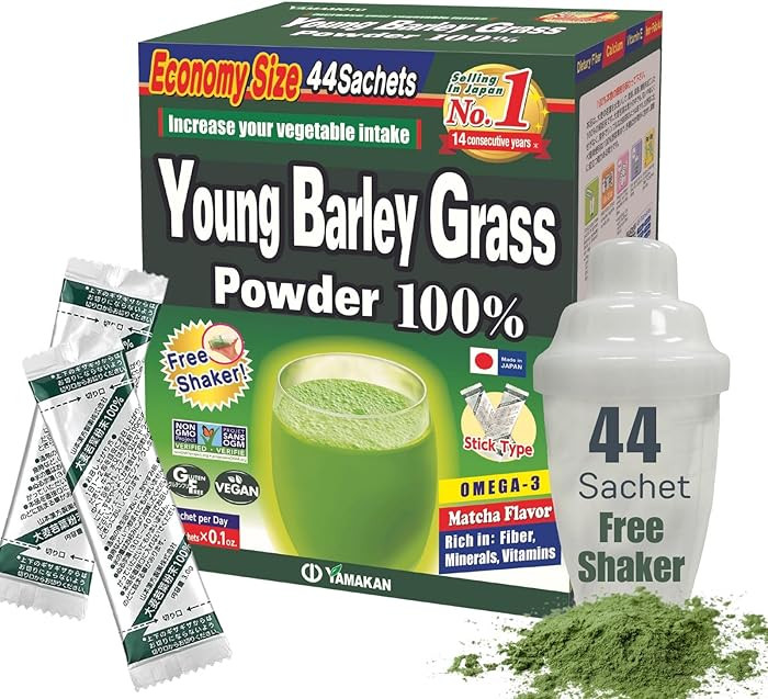 Yamamoto Kanpoh YAMAKAN Young Barley Grass Powder, Grass Juice for Gut Health & Vitality, Rich in... | Amazon (US)