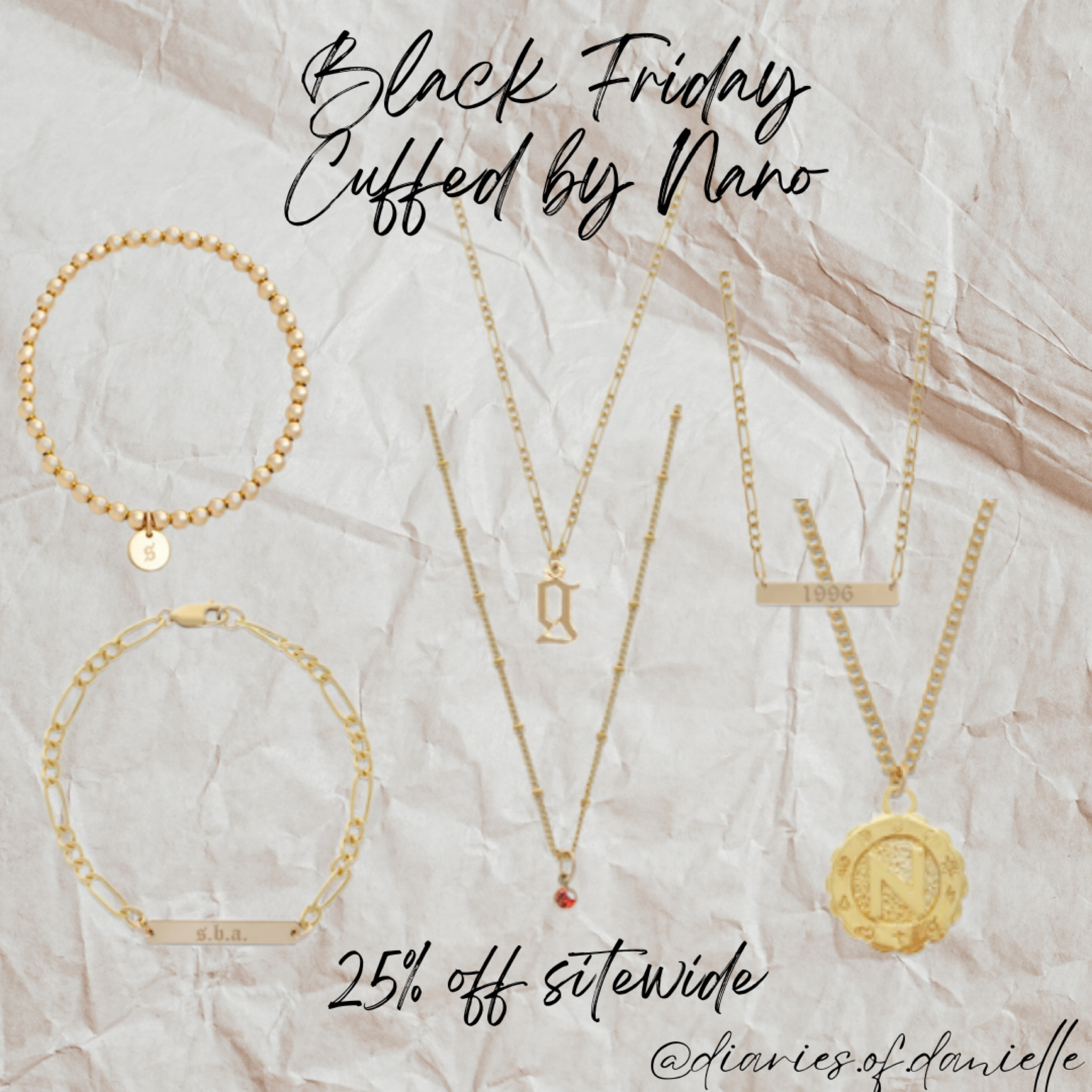 Black Friday: Cuffed By Nano Sale! 
25% off sitewide. My most worn jewelry 💗

Gift ideas, personalized jewelry, new mom gift, gold jewelry, accessories

#LTKsalealert #LTKstyletip #LTKGiftGuide