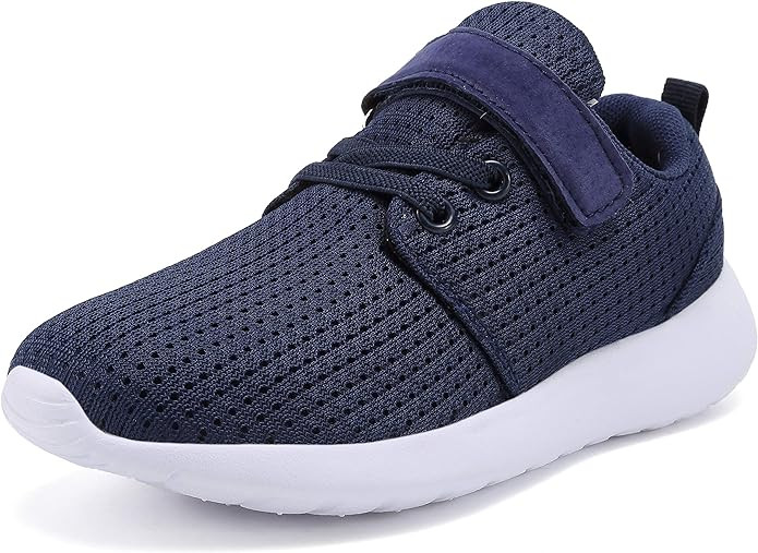 TOEDNNQI Boys Girls Sneakers Kids Lightweight Breathable Strap Athletic Running Shoes for Toddler... | Amazon (US)