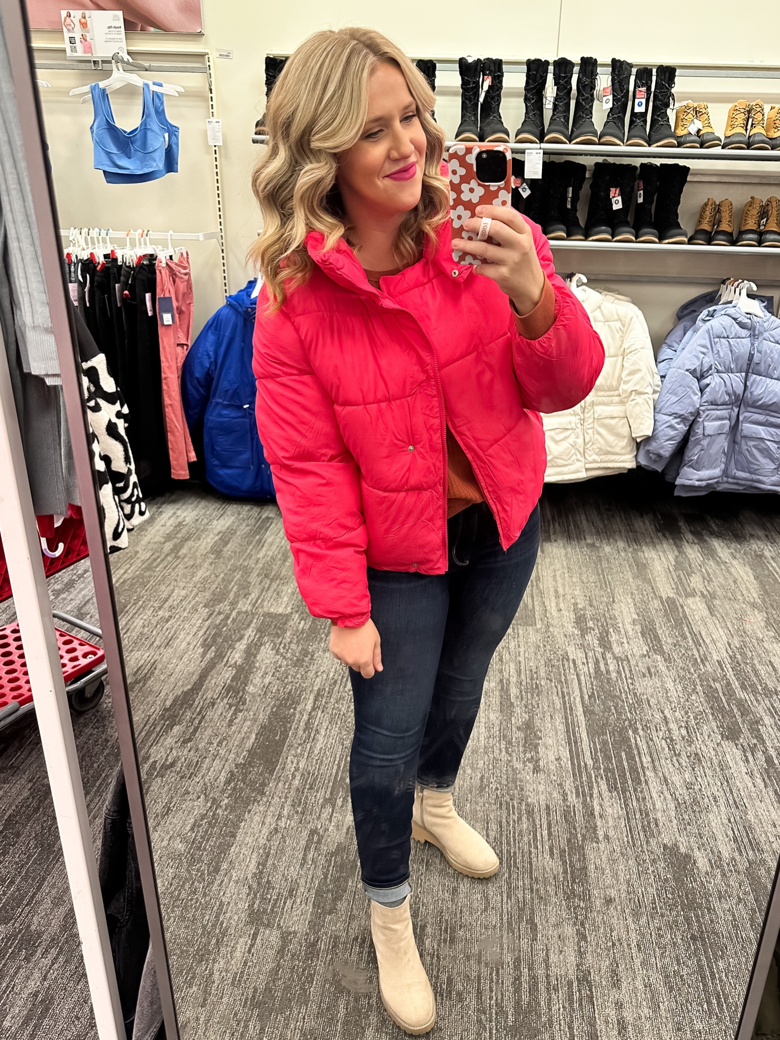 Yeah, that’s a 1000% yes from me! 😂 THIS COAT. Pink perfection and super cute cropped puffer vibes. Took it home with me! Such a great price too 👏🏼

Size info:

Fits TTS - got my normal size XL

Women’s Fashion | Winter Fashion | Winter Outfit

#LTKmidsize #LTKfindsunder50 #LTKsalealert