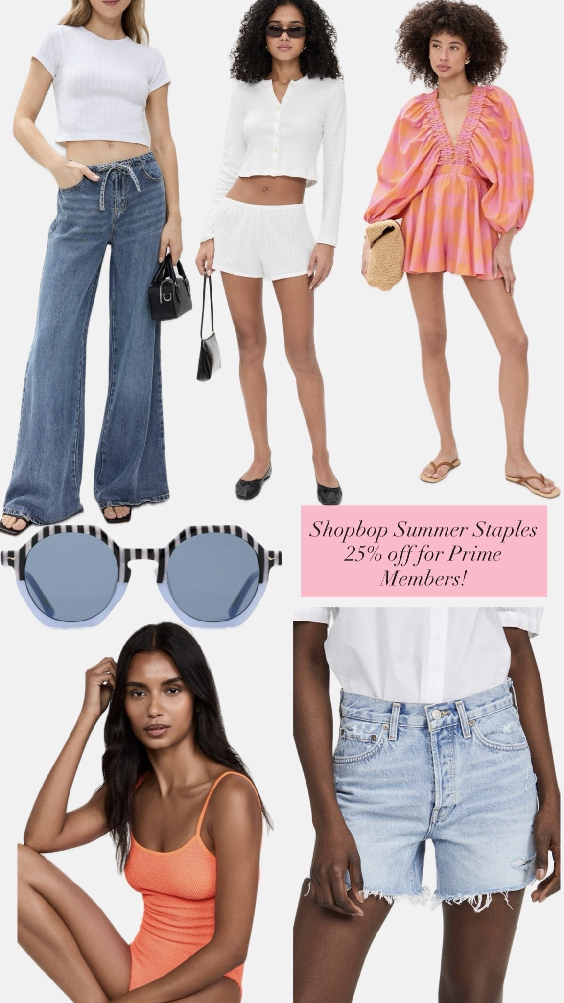 Shopbop summer staples 25% off for prime members — daily edit cover from Found by Em