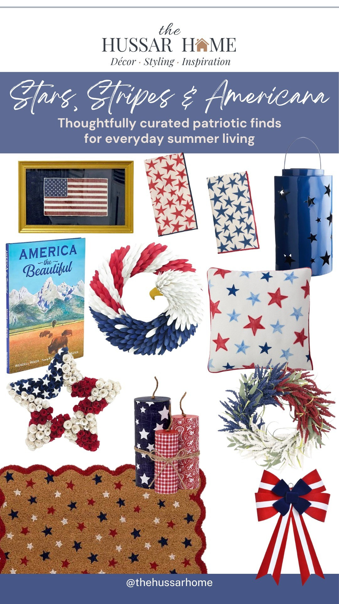 Red, White, and Beautiful home decor finds ❤️🤍💙

#LTKSeasonal #LTKHome #LTKSaleAlert