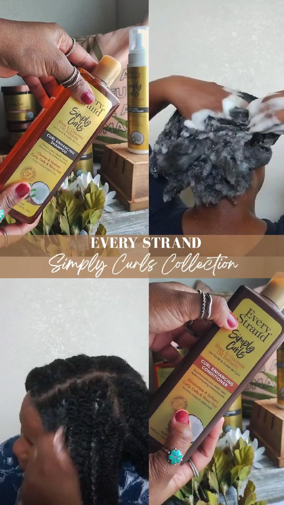 I can't get over how moisturizing and soft Every Strand Simply Curls Collection is making my hair feel. So far the shampoo and conditioner not only cleanse and hydrate but definitely help with my detangling process. It has coconut and shea, which is super beneficial for smoothing, strengthening and repairing the hair shaft of high porosity natural hair.🥥🌿✨👏🏾

#LTKmorningroutine #LTKselfcare #LTKBeauty