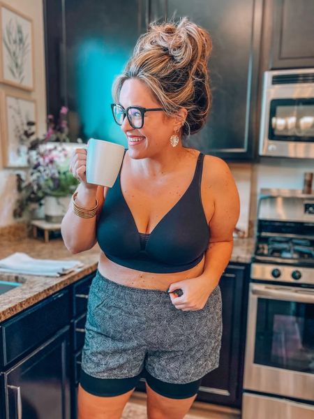Jockey forever fit bra, my absolute fave bra I own I have several wearing an xl as a size 14 38dd These athletic shorts are super comfy and tts xl

#LTKcurves #LTKSeasonal #LTKunder50