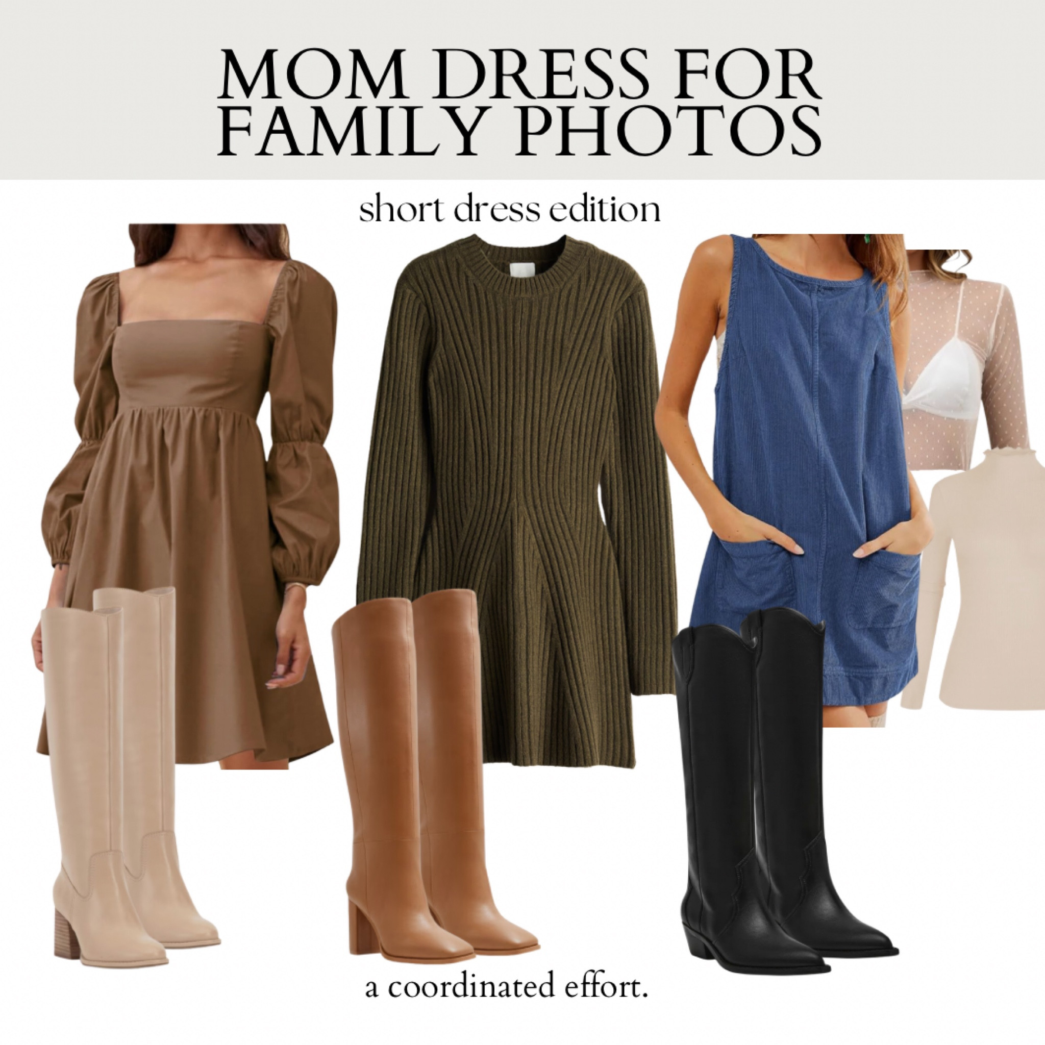 Three dresses to wear with tights and knee high boots! 

Amazon style ✔️
Sweater dress ✔️
Layered jumper with lace ✔️

Would be perfect for mom’s outfit for winter family photos, a date night dress, or casual holiday party outfit!


#LTKFamily #LTKCyberWeek #LTKHoliday