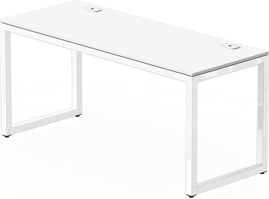 Amazon.com: SHW Home Office 55-Inch Large Computer Desk, 24" Deep, Black : Home & Kitchen | Amazon (US)