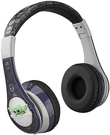 Star Wars The Child Kids Bluetooth Headphones, Wireless Headphones with Microphone Includes Aux C... | Amazon (US)