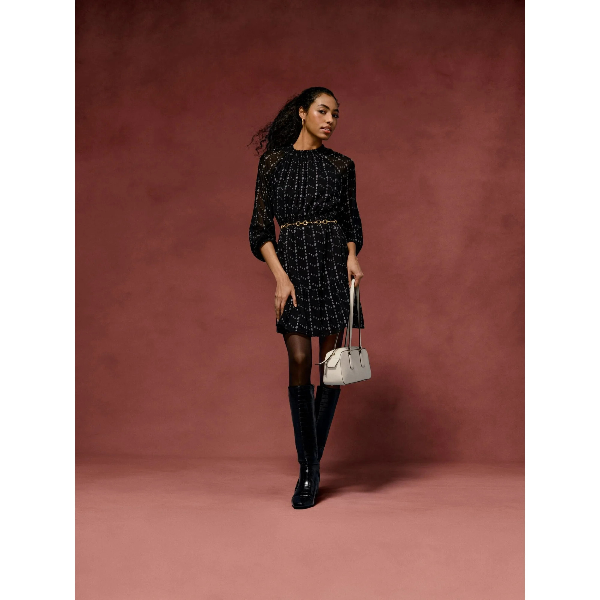 Scoop Women's Knee High Kitten Heel Boots (Wide Width Available) | Walmart (US)