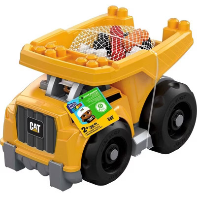 MEGA BLOKS CAT Large Dump Truck Building Toy - 25pcs | Target