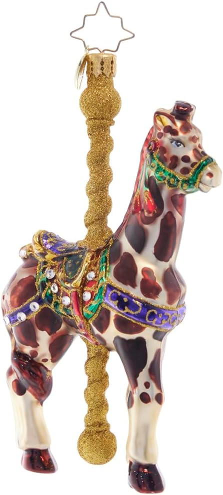 Christopher Radko Hand-Crafted Glass Ornament, Gilded Giraffe | Amazon (US)