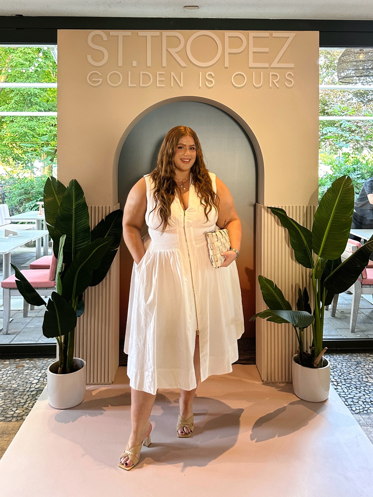 Plus size beachy resort wear outfit! This dress is one of those pieces that will be in your closet forever and that you can weee to so many events!! Wearing a size 2X

White dress, summer dress 

#LTKpartywear #LTKstyletip #LTKplussize