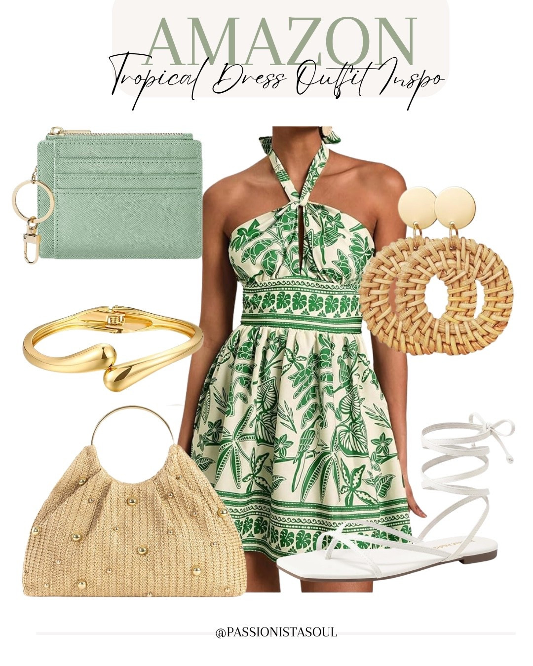 Tropical dress outfit inspiration for spring / summer! #amazonfashion 

#LTKootd #LTKgrwm #LTKTravel