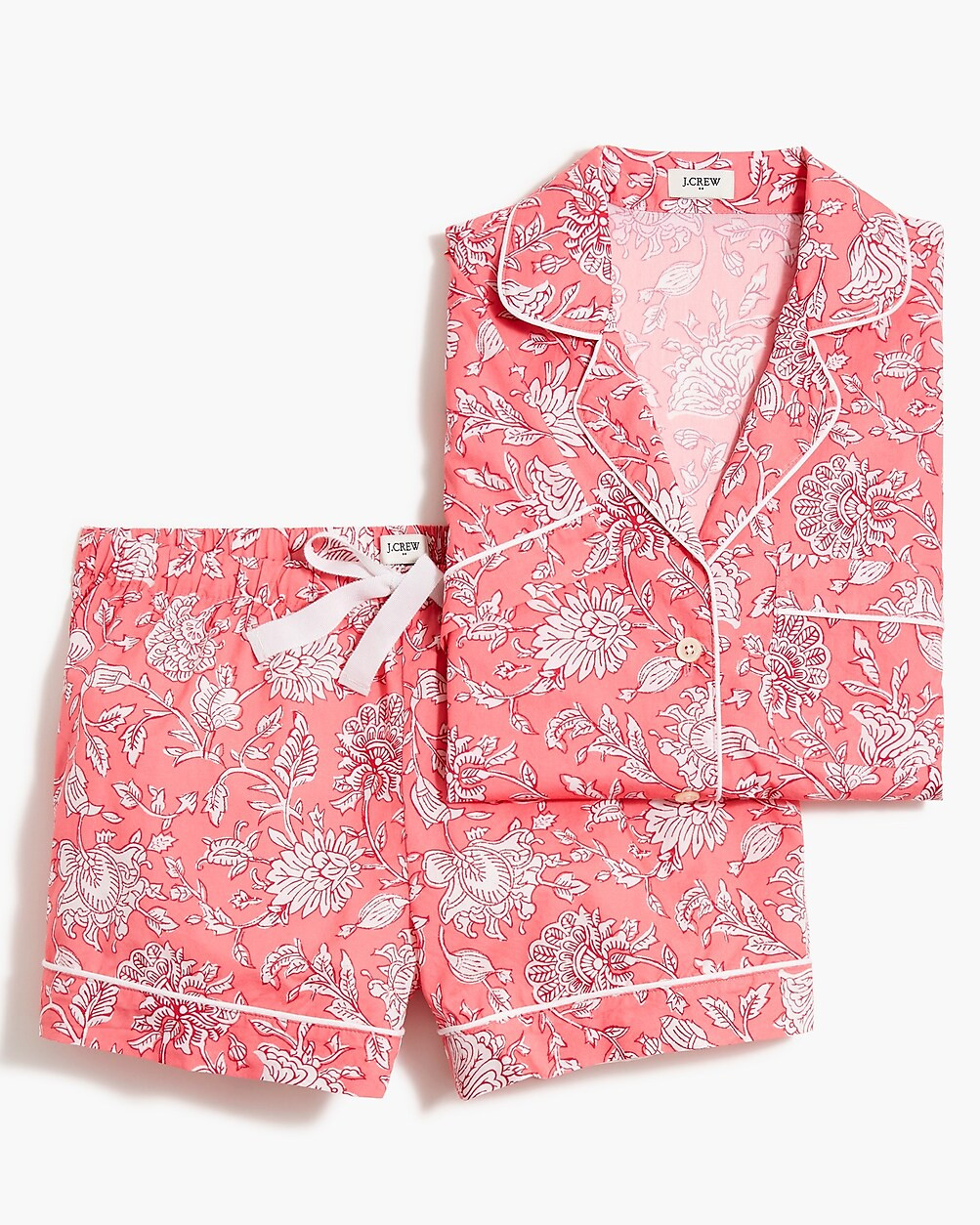 Cotton short pajama set | J.Crew Factory