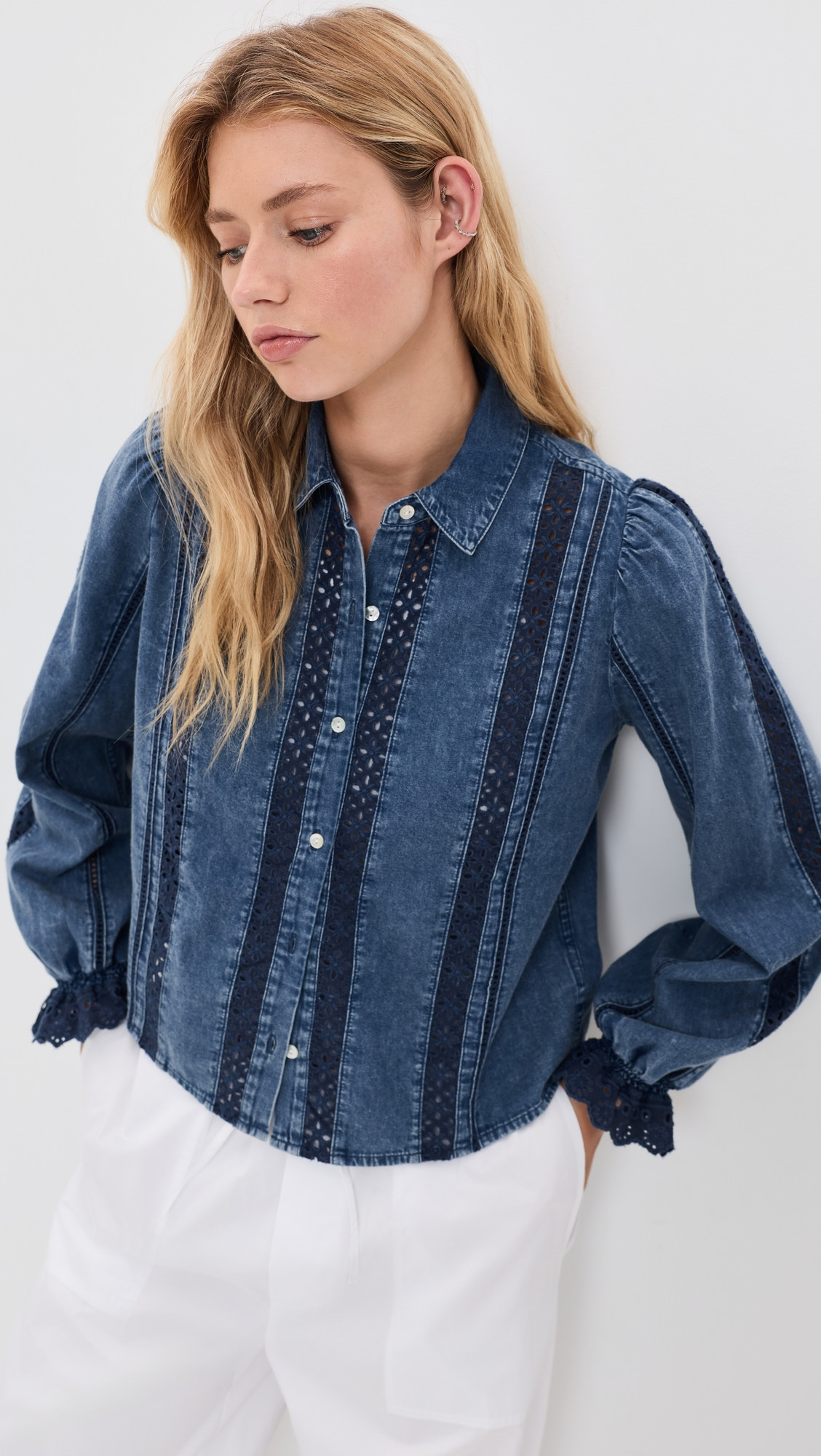 RAILS Rowen Shirt Classic Blue L | Shopbop