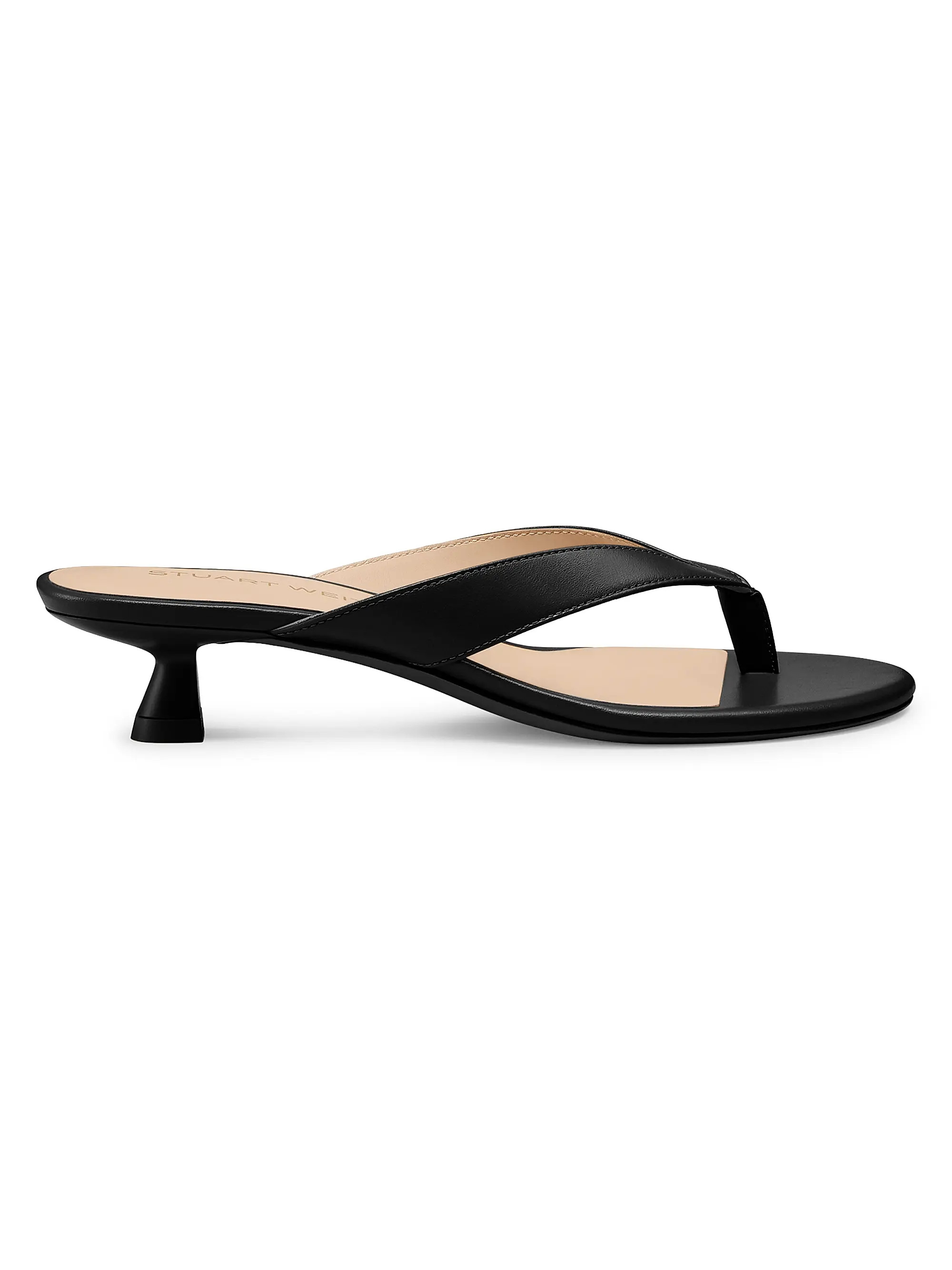 Rio Sleek 35MM Leather Sandals | Saks Fifth Avenue