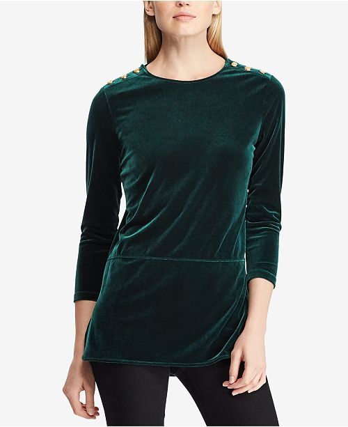 Velvet Tunic Top | Macys (US)