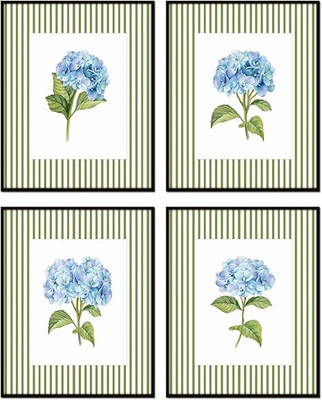 Amazon.com: Belle Maison Art Botanical Prints, Vintage Botanical Wall Art, Bedroom Kitchen Living... | Amazon (US)