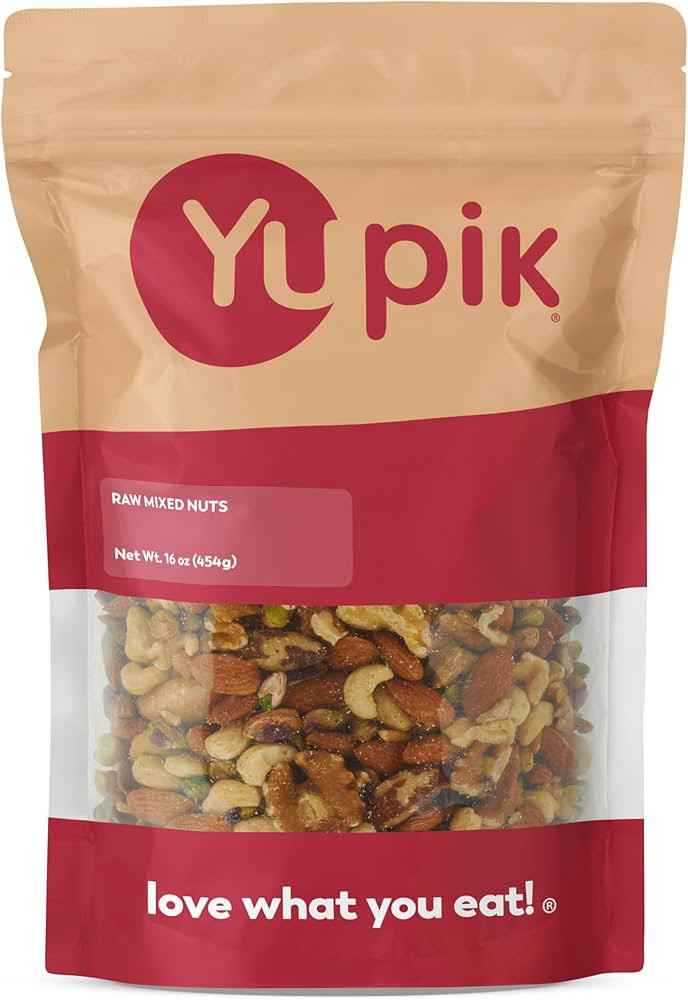 Yupik Raw Mixed Nuts, 1 lb, Premium Nut Blend with Almonds, Walnuts, Pistachios, Cashews & Brazil... | Amazon (US)