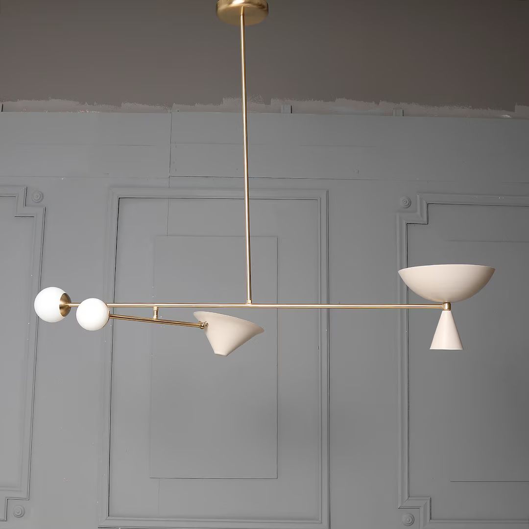 STATHIS Handmade Pendant Light Minimal Geometric Chandelier - Etsy UK | Etsy (UK)