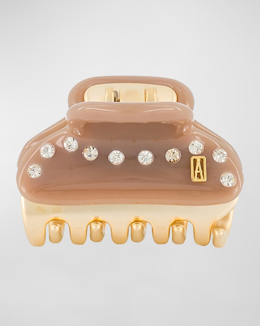 Alexandre de Paris Swarovski Crystal Acetate Jaw Hair Clip - Small | Neiman Marcus