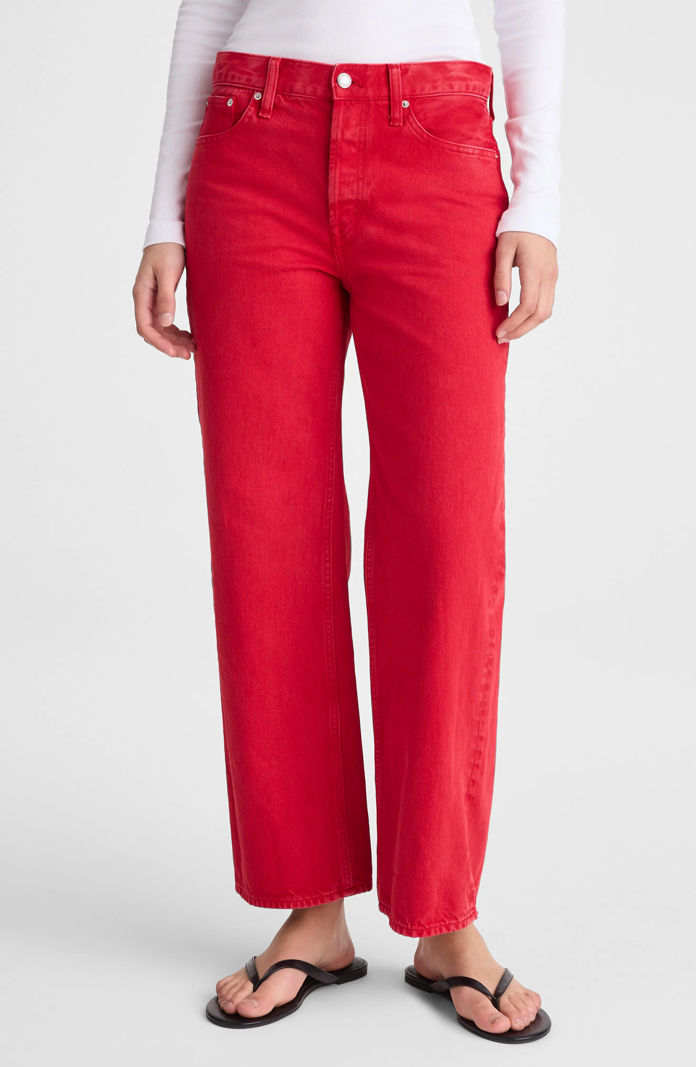 Low Slung Baggy Crop Jeans (Women) | Nordstrom | Nordstrom