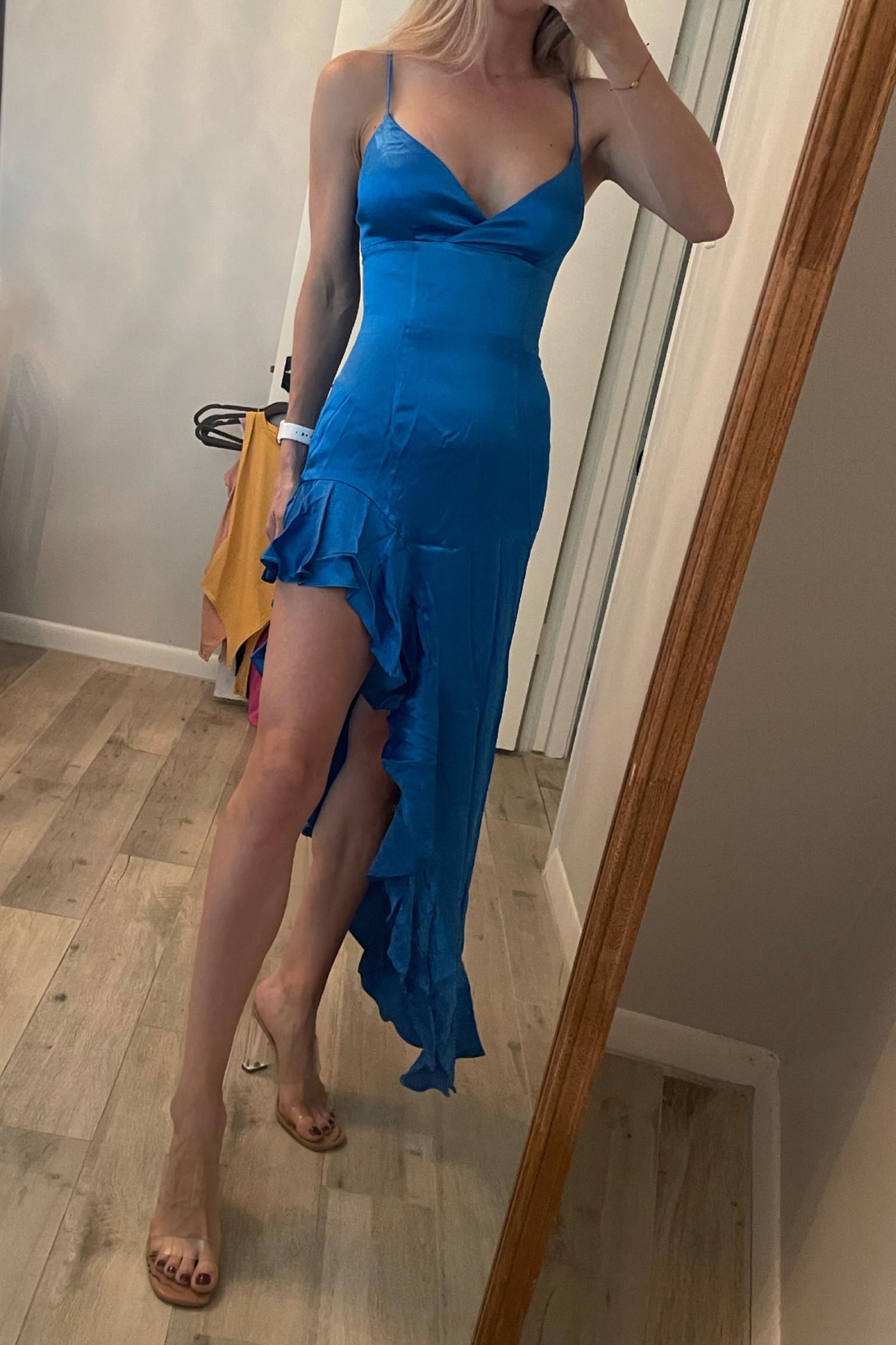 Wedding guest • date night • dress • black tie dress • blue dress • high low dress. • sexy dress • blue dress • fall wedding 

#LTKwedding #LTKstyletip