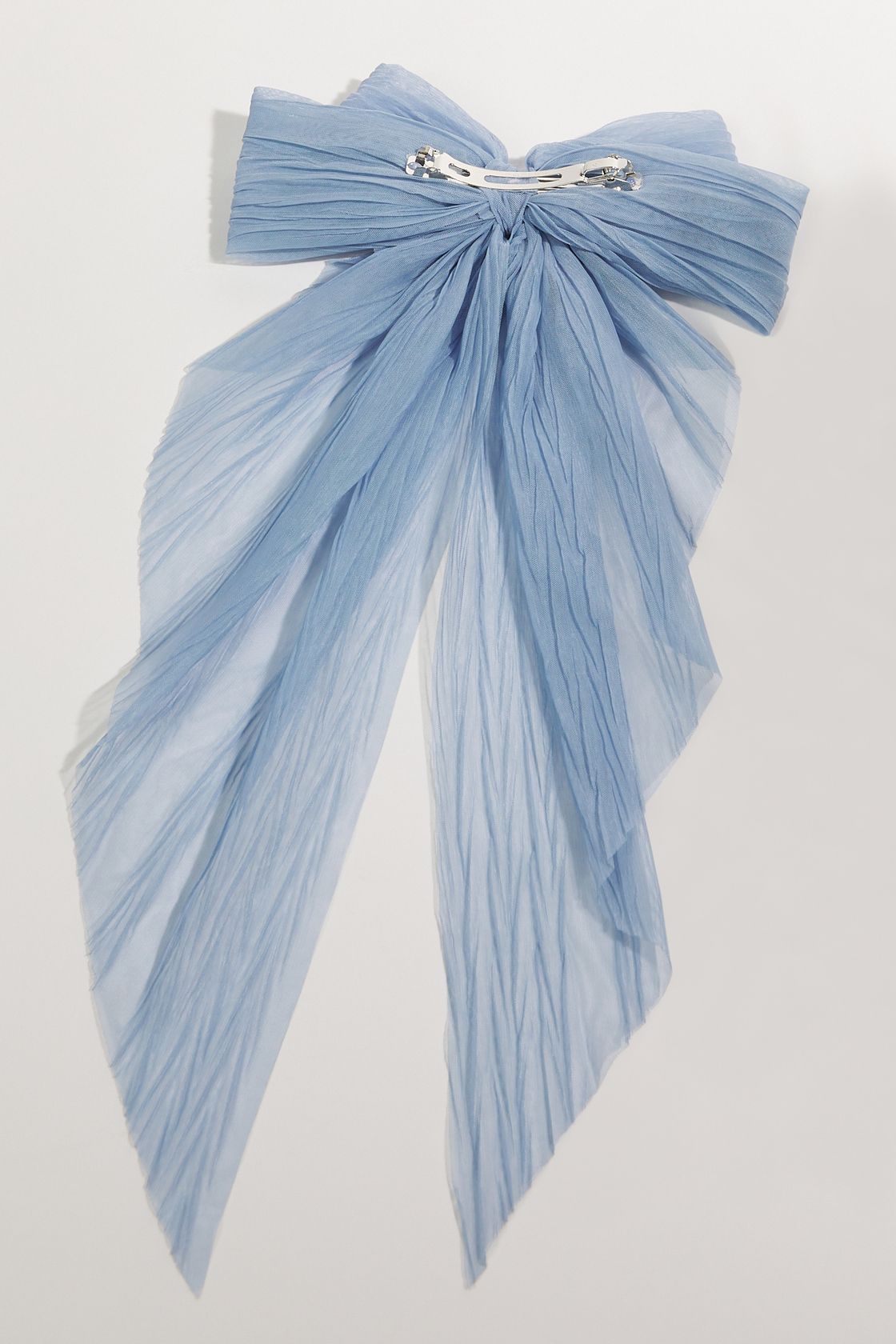 Riley Pleated Bow in Blue | Altar'd State | Altar'd State